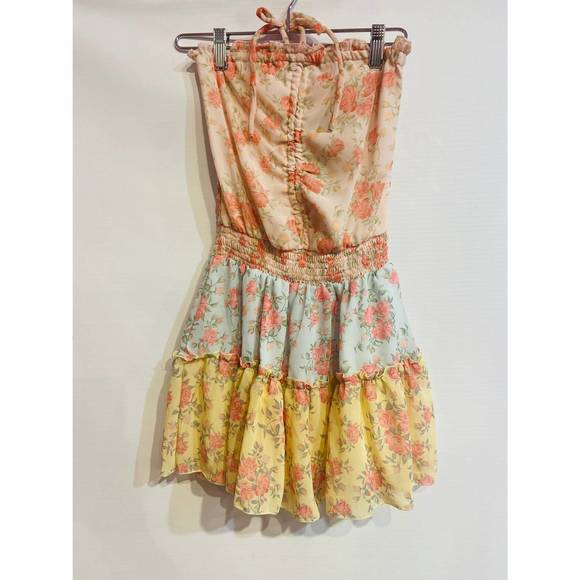 Robe TAYLOR Imprimée Fleurie Colorée - Taille 14, Longueur Genou, Bretelles Doubles, NEUVE Avec étiquettes